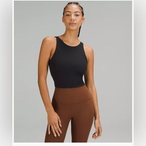 lululemon Align Ribbed High-Neck Tank Top Black